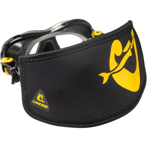 Cressi Simply Neo Mask Strap Cover Mask (black/yellow)