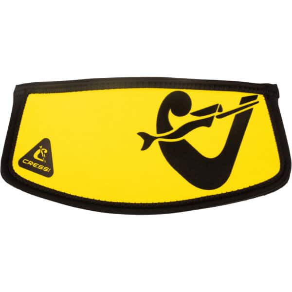 Cressi Simply Neo Mask Strap Cover Mask (yellow/black)