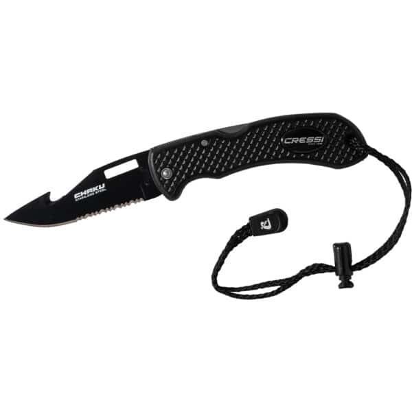 Cressi Chaku Knife (black-black blade)