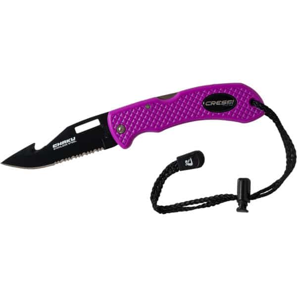 Cressi Chaku Knife (purple-black blade)