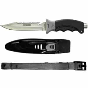 Cressi Borg Knife (grey) [pointed tip]