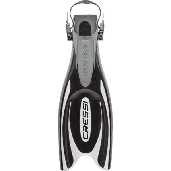 Cressi Frog Plus Fins (black/silver) - Image 2