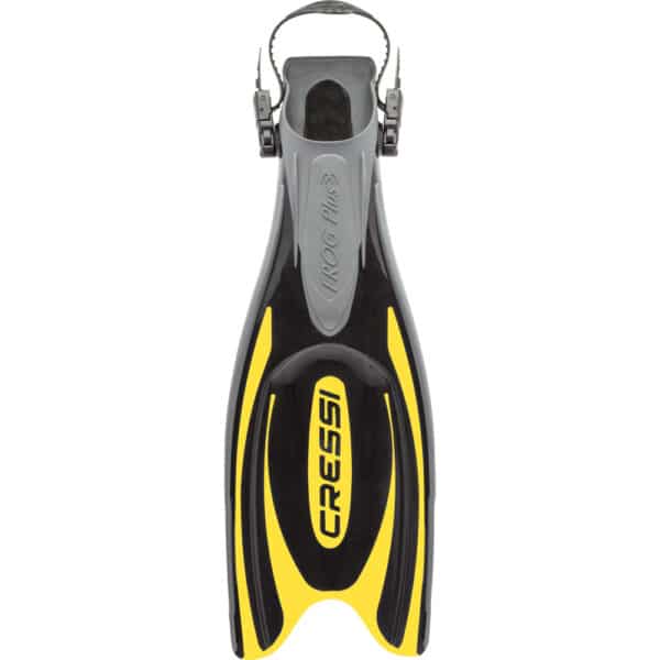 Cressi Frog Plus Fins (black/yellow) - Image 2