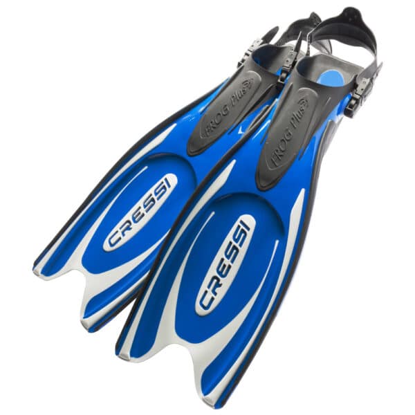 Cressi Frog Plus Fins (blue/silver)