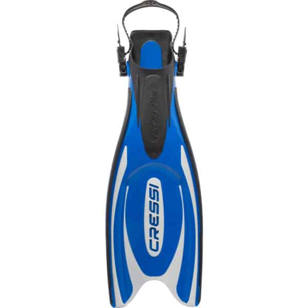 Cressi Frog Plus Fins (blue/silver) - Image 2