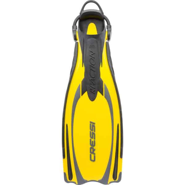 Cressi Reaction EBS Fins (yellow/silver) - Image 2