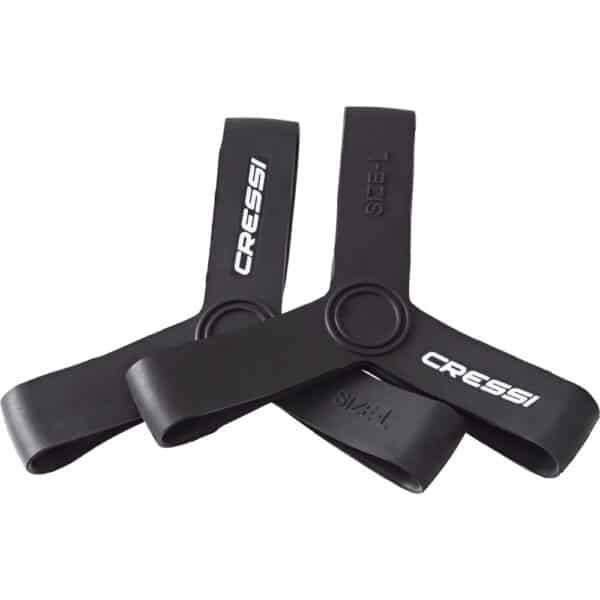 Cressi Rubber Fin Keeper Fins (pair) Fins (black)