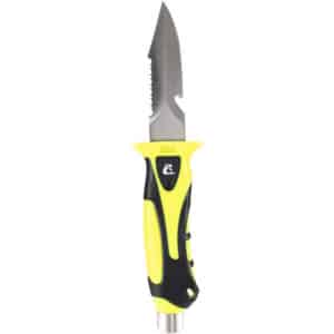 Cressi Argus SB Dive Knife - Black/Yellow