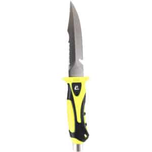 Cressi Argus Dive Knife - Black/Yellow