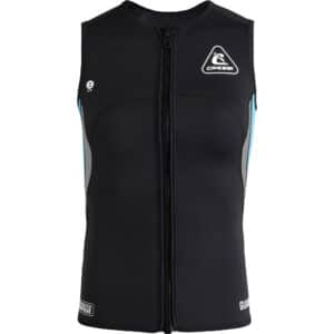 Cressi Guardian Vest 2 mm Lady w/ Zip - Black/Aquamarine