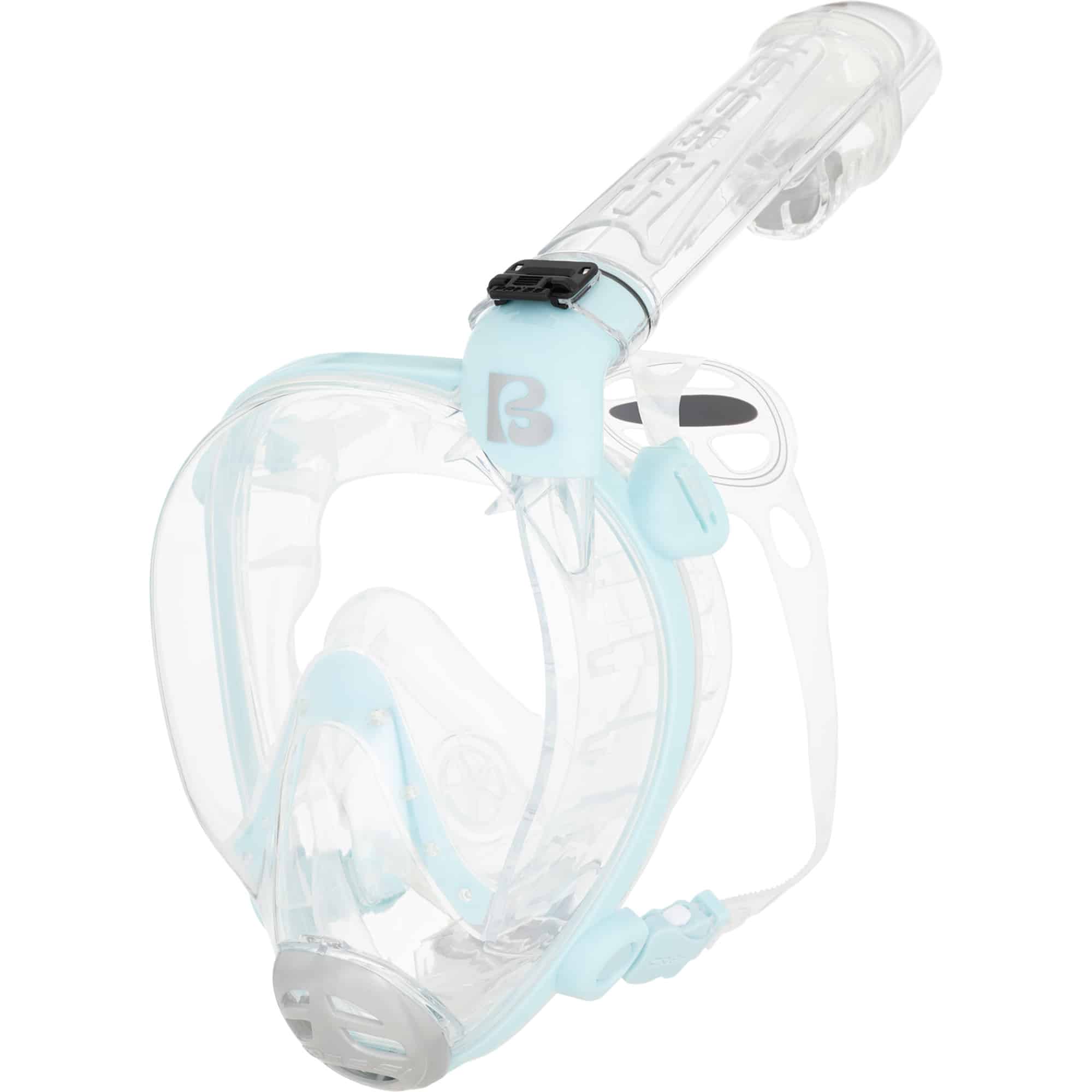 Cressi Prince Jr Mask - Clear/Ice Cyan 2 Cressi Prince Jr Mask - Clear/Ice Cyan - Image 2