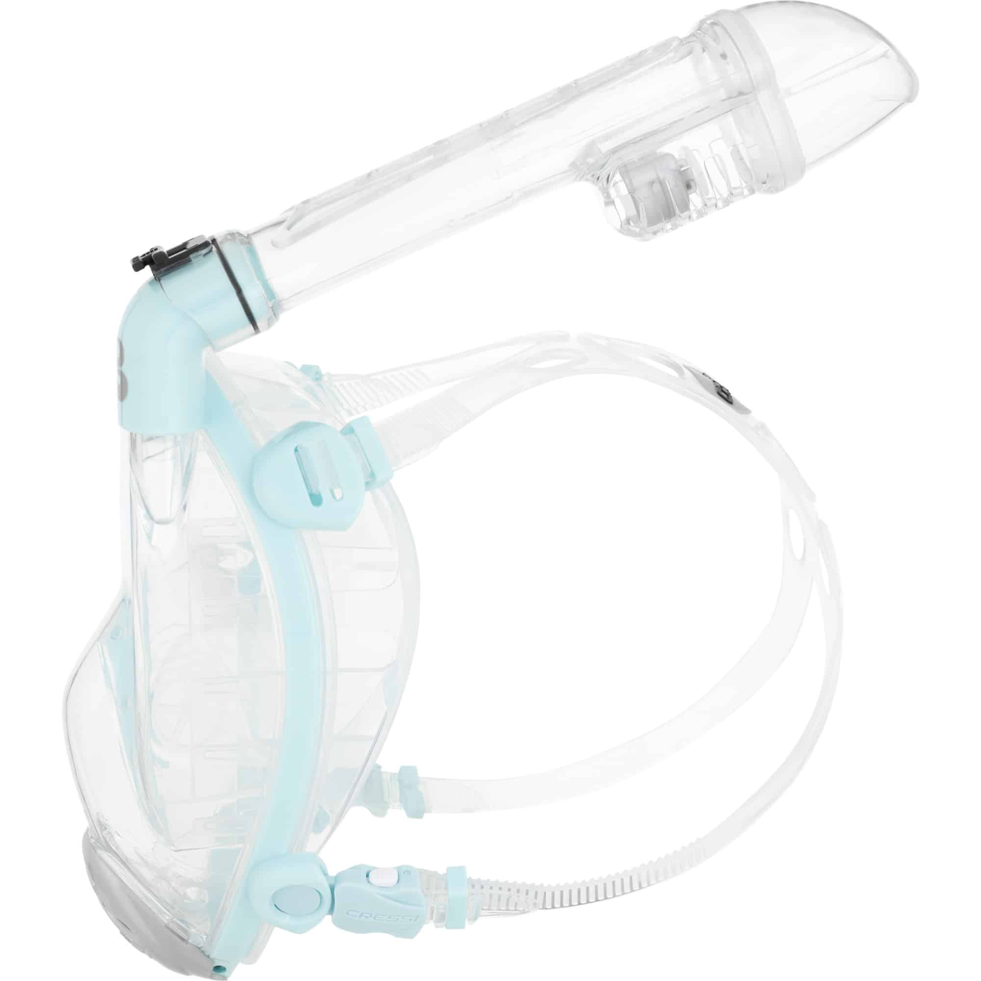 Cressi Prince Jr Mask - Clear/Ice Cyan 3 Cressi Prince Jr Mask - Clear/Ice Cyan - Image 3
