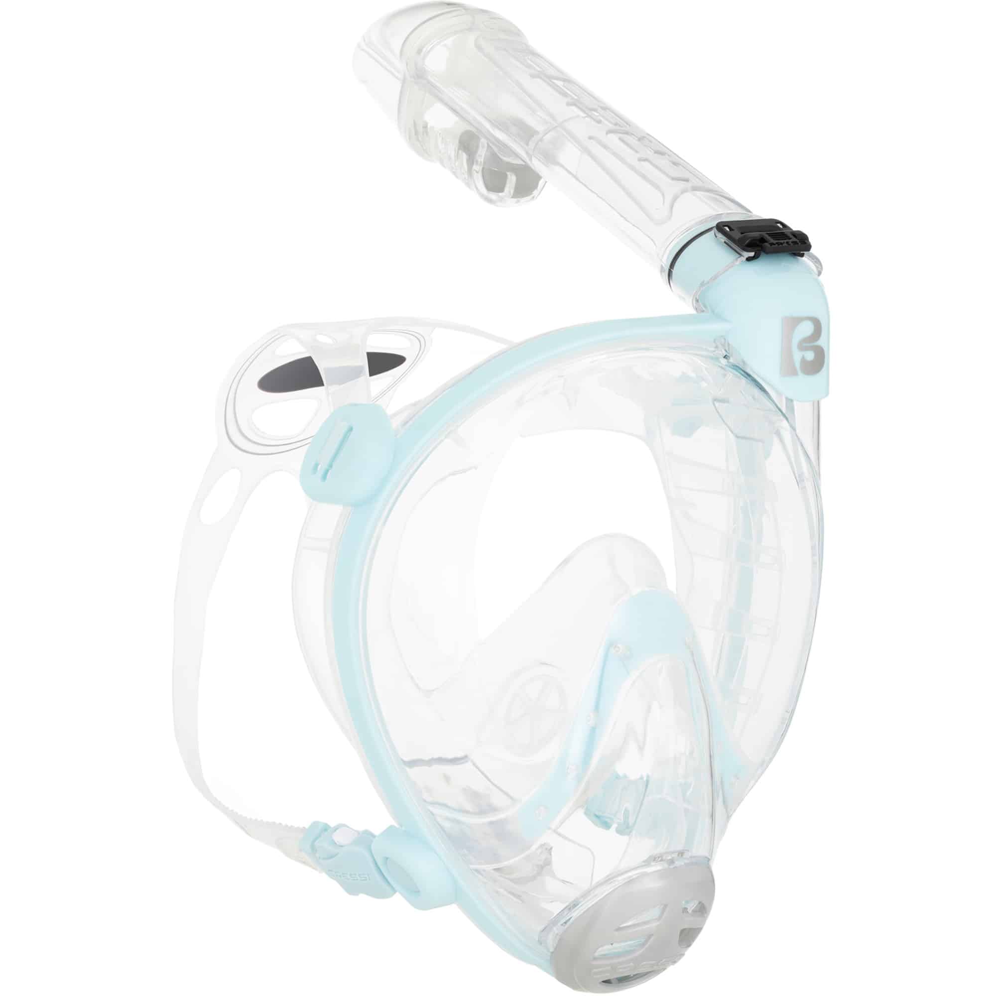 Cressi Prince Jr Mask - Clear/Ice Cyan 4 Cressi Prince Jr Mask - Clear/Ice Cyan - Image 4