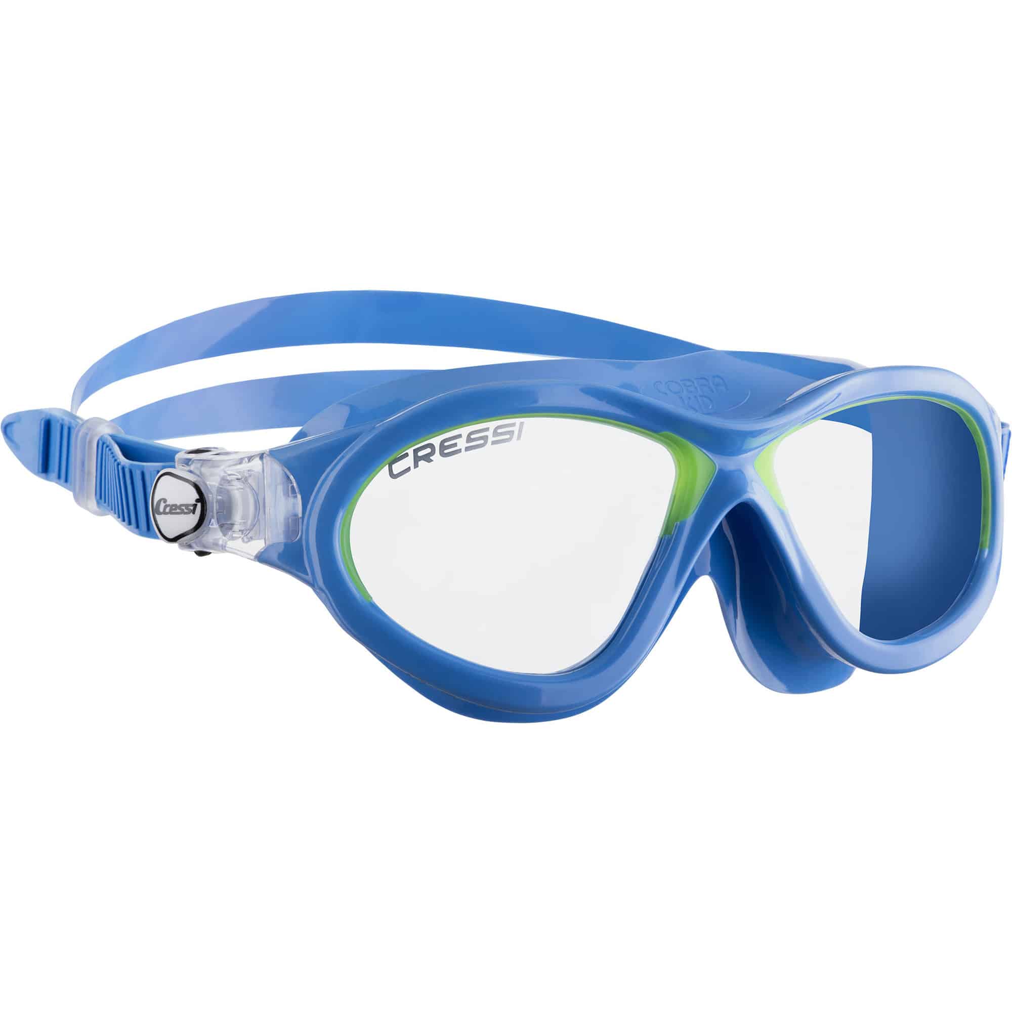 Cressi Mini Cobra Swim Goggles - Azure/Lime 6 Cressi Mini Cobra Swim Goggles - Azure/Lime - Image 6